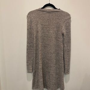 Long sleeve mid/high neck sweater dress